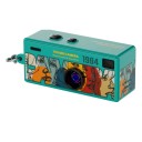 Mini kamera na klíčenku v retro stylu 1080P video Objektiv 130° Displej 0.96″ Přisvětlení Hmotnost 26 g Karta 64 GB 5