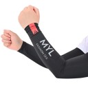 Cooling Arm Sleeves 1 Pair Elastic Ice Silk Sleeves Sun Protection For Running Cycling and Driving 1
