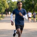 Cooling Arm Sleeves 1 Pair Elastic Ice Silk Sleeves Sun Protection For Running Cycling and Driving 6