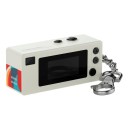 Mini kamera na klíčenku v retro stylu 1080P video Objektiv 130° Displej 0.96″ Přisvětlení Hmotnost 26 g Karta 128 GB 11