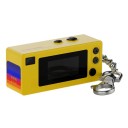 Mini kamera na klíčenku v retro stylu 1080P video Objektiv 130° Displej 0.96″ Přisvětlení Hmotnost 26 g Karta 128 GB 12