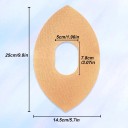 Kineziologické tejpy na koleno 5 ks s otvorem pro čéšku 25 x 14,5 cm Elastické bavlněné pásky Voděodolné Pro sport a běh 3