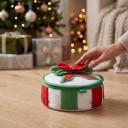 Snusekasse til hunde med låg 22 x 8 cm Rund interaktiv legetøj af fleece til godbidder Til langsom fodring og snusetræning 2