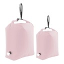 Sæt af 2 kompressionsposer til tøj M og L 34,5 x 47,8 cm og 42,9 x 61 cm Rullesløjfe med ventil Nylon Til rejser 13