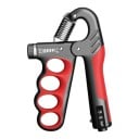 Fortalecedor de dedos e pulsos com contador de repetições 5 - 100 kg 17,5 x 11 cm Resistência ajustável Treino de agarre e antebraço 1