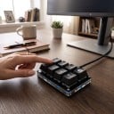 Programovatelná makro klávesnice 8 kláves Copy Paste Save Mechanické spínače OUTEMU Red Podsvícení USB-C pro kancelář 2