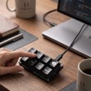 Programovatelná makro klávesnice 8 kláves Copy Paste Save Mechanické spínače OUTEMU Red Podsvícení USB-C pro kancelář 8