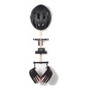Wall Organiser for Cycling Equipment Mounting with Screws and Dowels Wooden Rod 30 cm For Helmet Glasses and Gloves 3