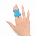 Kineziologický tejp na palec předstřižený 10 ks Pásky ve tvaru H 8,5 x 4 cm Bavlna se spandexem Podpora palce a prstů 5