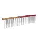 Sæt med 2 kamme til børstning af hunde- og kattepels Kam med spids ende og kombineret kam 24,5 cm Rustfrit stål 304 Rosa-guld 4
