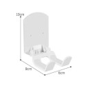 Sammenklappelig vægholder til hovedtelefoner Selvklæbende uden boring 10 x 8 x 6 cm Plastisk ophæng til headset og spillekontrol 8