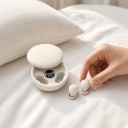 Trådløse mini høretelefoner til søvn i ørene Bluetooth Berøringskontrol Mikrofon Etui med LED-display Rækkevidde 10 m 5