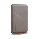 Magnetisk telefonpunge MagSafe Etui til 4 kort med stativ RFID beskyttelse Kunstlæder Til iPhone 12 til 17 6