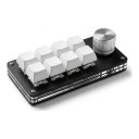 Makro klávesnica 8 kláves a otočný knoflík Mechanické spínače Blue RGB podsvietenie USB-C 12,2 x 5,9 cm pre strih a hry 5