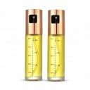 Lasinen öljysumuttimet 100 ml 2 kpl Mittausasteikko Hieno sumu Korkeus 17 cm Ruokaan, grillaamiseen, paistamiseen ja salaatteihin 9