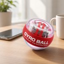 Bola de treino giroscópica para pulso com autostart 7 x 5,5 cm Rotor metálico Laço Treinador de antebraço e agarre 5