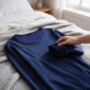 Pánské termo tričko s dlouhým rukávem Zateplené plyšem uvnitř Kulatý výstřih Polyester a elastan Termoprádlo na zimu 4