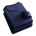 Pánské termo tričko s dlouhým rukávem Zateplené plyšem uvnitř Kulatý výstřih Polyester a elastan Termoprádlo na zimu 5