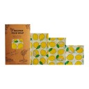 Essuie-tout en cire alimentaire Ensemble de 3 tailles 18 x 20 cm 25 x 28 cm et 33 x 35 cm Coton et cire d'abeille Pour les bols et le pain 8