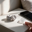 3 par erstatningssilikonepropper til AirPods Pro og AirPods Pro 2 Størrelse XS 11,5 mm Med ventilationshul Hvide og kasse 2