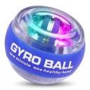 Bola de fortalecimento giroscópica com iluminação LED e autostart 7 x 5,5 cm Rotor metálico Laço Treinador de pulso e agarre 7