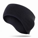 Faixa de fleece para as orelhas Aquecedor de orelhas de Inverno 23,5 x 11,5 cm Poliéster à prova de vento Unissexo para corrida, ciclismo 1