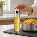 Lasipullot öljyn suihkuttamiseen 100 ml 6 kpl Mittausasteikko Hieno sumu Korkeus 17 cm Ruokaan valmistamiseen grillaamiseen leivontaan 5