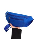 Bæltetaske til skulder og talje 31 x 14 x 7 cm Nylon crossbody taske med to lynlåslommer Til sport og rejser 11