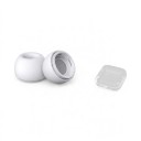 3 par erstatningssilikonepropper til AirPods Pro og AirPods Pro 2 Størrelse L 14 mm Med ventilationshul Hvide og kasse 1