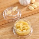 Drehbarer Knoblauchzerkleinerer Handmühle für Knoblauch mit Zähnen Kompakter Kunststoffknoblauchpresser Tragbar Für jede Küche 3