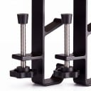 Ensemble de 2 supports pour bord de table avec deux crochets Serre-joint sans perçage Alliage d'aluminium Pour sac à main et sac 8