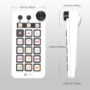 Programovatelná makro klávesnice Ajazz N1 15 vizuálních tlačítek a hliníkový knoflík USB-C Pro streamování a práci 6