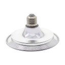 LED luz de cultivo E27 18 W Espectro completo 96 LED SMD2835 Corpo de alumínio prateado Ø 13 cm Para plantas de interior ervas e mudas 6