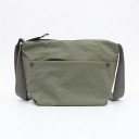 Lille nylon crossbody taske til telefon 18 x 11,5 x 16,5 cm Taske over skulderen med lynlåslommer og justerbar rem 5