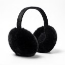 Klapas de Inverno em Pele Sintética Dobráveis 20 x 19 cm Pelúcia Macia de Poliéster Unissexo para Passeios de Inverno 1