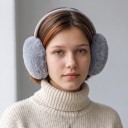 Klapas de Inverno em Pele Sintética Dobráveis 20 x 19 cm Pelúcia Macia de Poliéster Unissexo para Passeios de Inverno 5