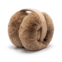 Klapas de Inverno em Pele Sintética Dobráveis 20 x 19 cm Pelúcia Macia de Poliéster Unissexo para Passeios de Inverno 10