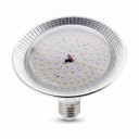 LED luz de cultivo E27 18 W Luz branca neutra 4000 K 96 LED SMD2835 Corpo de alumínio prateado Ø 13 cm Para plantas e ervas 3