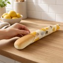 Essuie-tout en cire alimentaire en rouleau 33 x 100 cm Découpable sur mesure Coton avec cire d'abeille Motif abeilles et rayons Pour fruits et pain 4