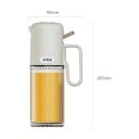 Lasinen öljysumutin 180 ml kahvalla ja vivulla Raidoitettu lasi Öljysumutin oliiviöljylle grilliin ja friteeraamiseen 9