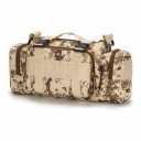 Taktisk bæltetaske 23 x 9 x 15 cm Volumen 3–5 l Nylon Molle taske til talje og skulder Til vandreture camping og jagt 5