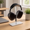 Stativ til hovedtelefoner til AirPods Max med magnet til søvntilstand Højde 24 cm Aluminiumlegering Rundet støtte Til bordet 4