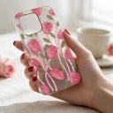 Pouzdro na iPhone 18 Pro Max Průhledný matný kryt Motiv lučních květin Měkký rám z TPU Tvrdý zadní panel Ochrana proti nárazům 2