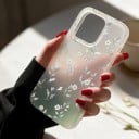 Pouzdro na iPhone 18 Pro Max Průhledný matný kryt Motiv růžových růží Měkký rám z TPU Tvrdý zadní panel Ochrana proti nárazům 3
