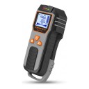 Vægdetektor POROMETISTO DSF01 6v1 med LCD-display dybde detektion af metal 120 mm og ledninger 50 mm grå-sorte til at finde bjælker og kabler 3