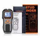 Vægdetektor POROMETISTO DSF01 6v1 med LCD-display dybde detektion af metal 120 mm og ledninger 50 mm grå-sorte til at finde bjælker og kabler 5