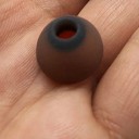 Skumpropper til in-ear høretelefoner Størrelse M Diameter 12,5 mm Hul 4,5 mm Hukommelsesskum og silikone Orange og brun Par med æske 3