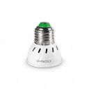 Fytolampa com espectro completo E27 48 LED Lâmpada de cultivo 85–265 V Chips SMD 2835 Corpo branco em ABS para plantas de interior e mudas 5