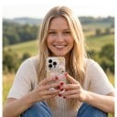 Pouzdro na iPhone 18 Pro Max Průhledný matný kryt Akvarelový motiv květin Měkký rám z TPU Tvrdý zadní panel Ochrana proti nárazům 6