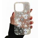 Pouzdro na iPhone 18 Pro Max Průhledný matný kryt Motiv modrých a bílých květů Měkký rám z TPU Tvrdý zadní panel Ochrana proti nárazům 1